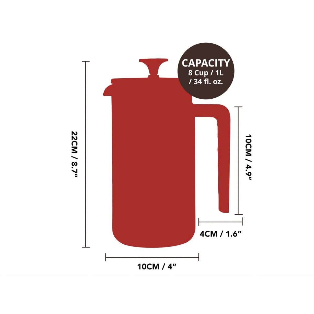 Stainless Steel Cafetière L408057