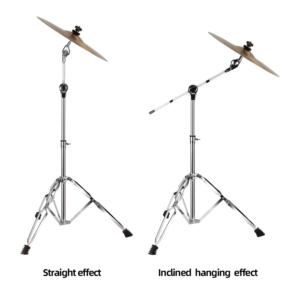 Adjustable Boom and Straight Cymbal Stand with Drum Sticks Holder N905878