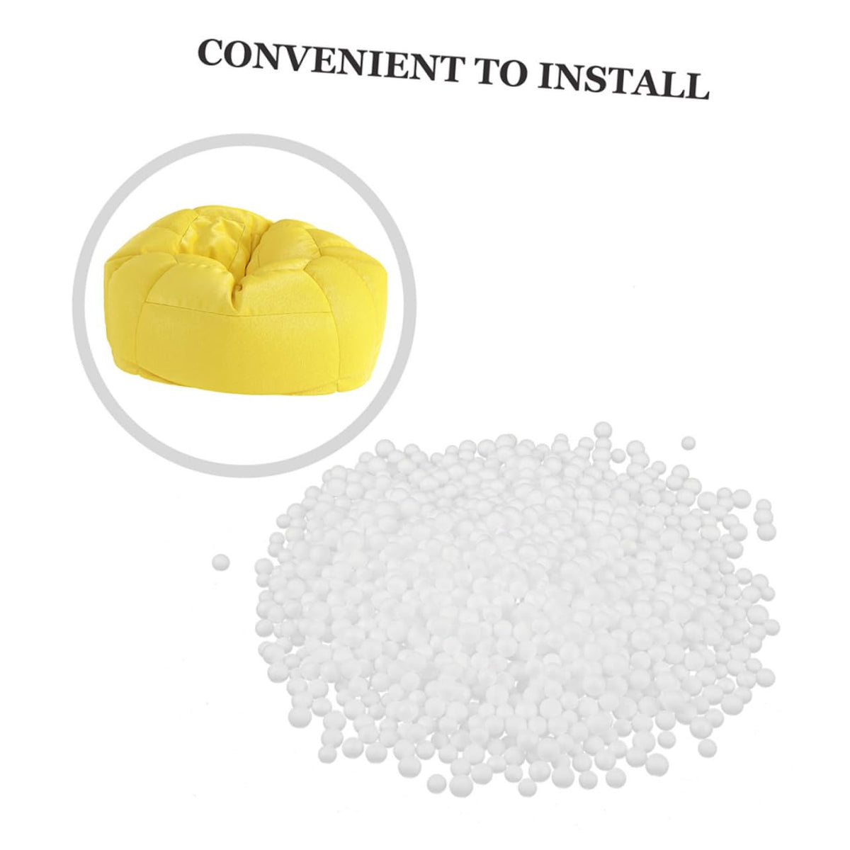 Bean Bag Stuffing Foam 1 Bag White N9108