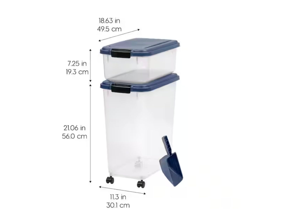 Airtight Pet Food Storage Combo with Scoop A50201