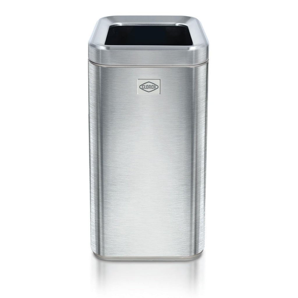 2.6 Gallon Stainless Steel Slim Trash Can with Removable Bucket O363