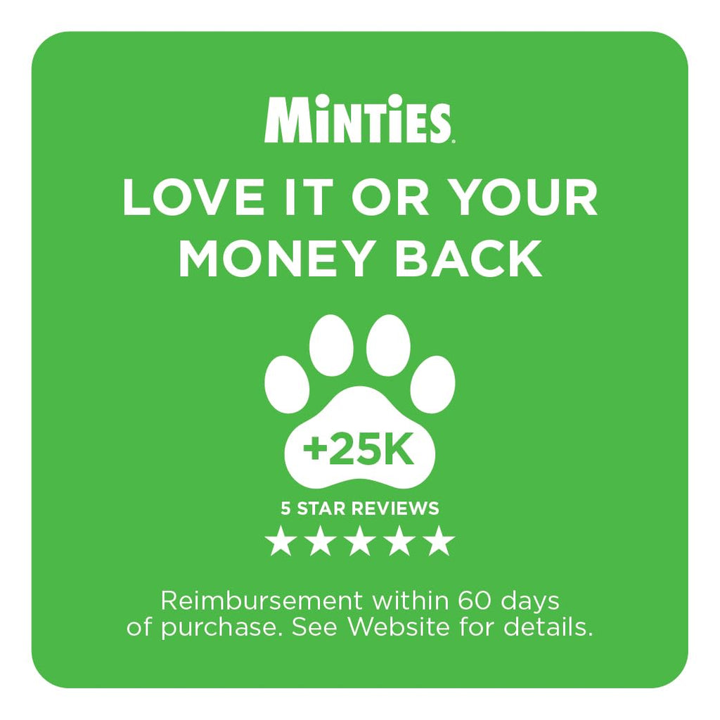Mint Dental Chews for Dogs, 40 Ct L12456
