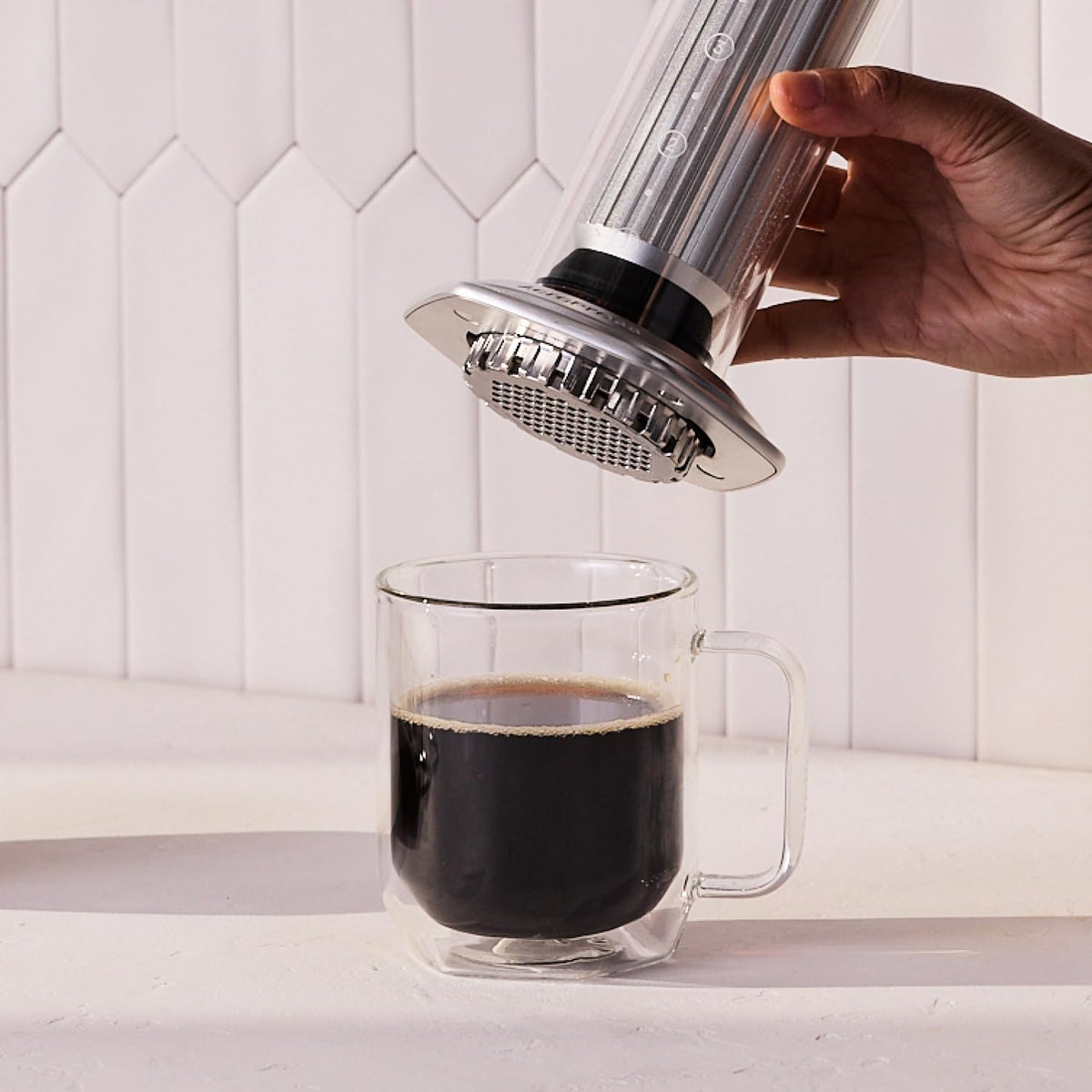 Premium Glass Stainless Steel Coffee Press T795