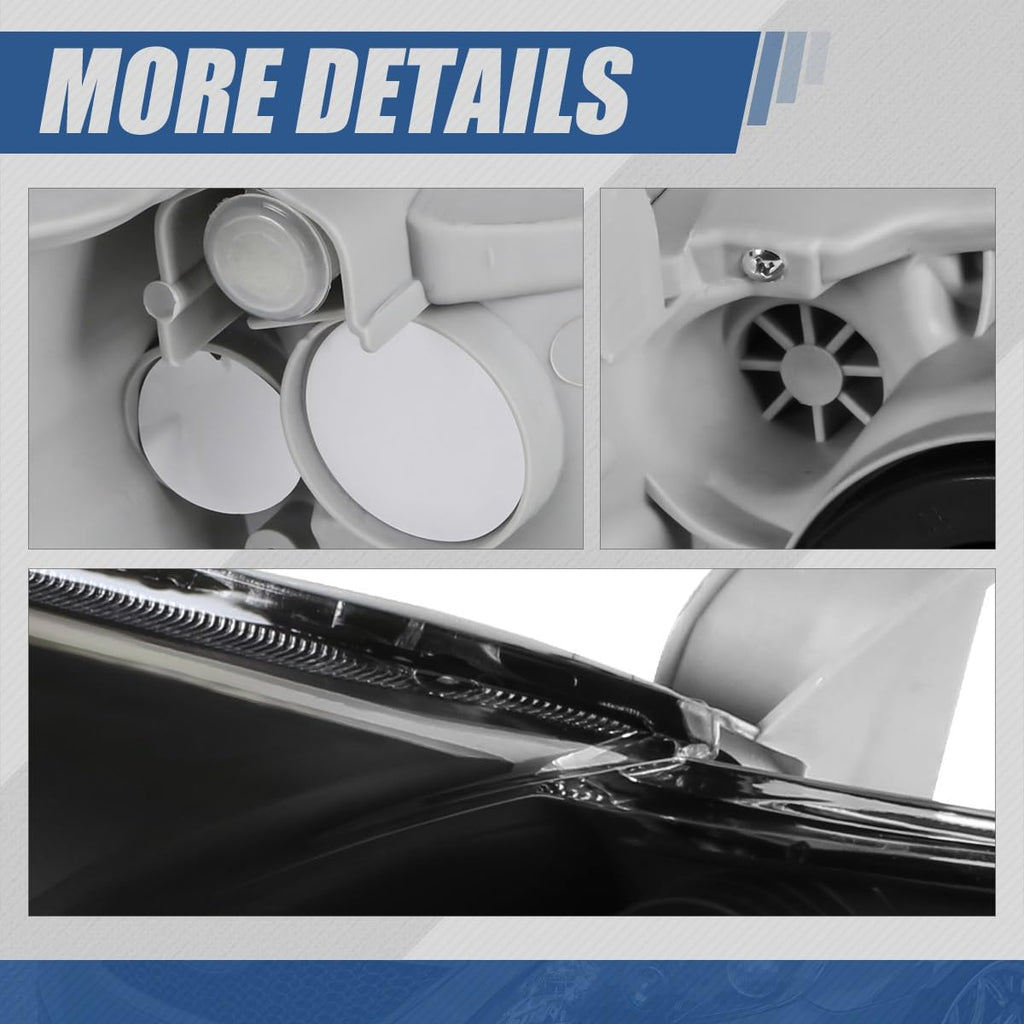 Black Projector Headlights Assembly S6585
