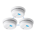 Wireless Interconnected Combination Smoke & CO Alarm 3-Pack H191