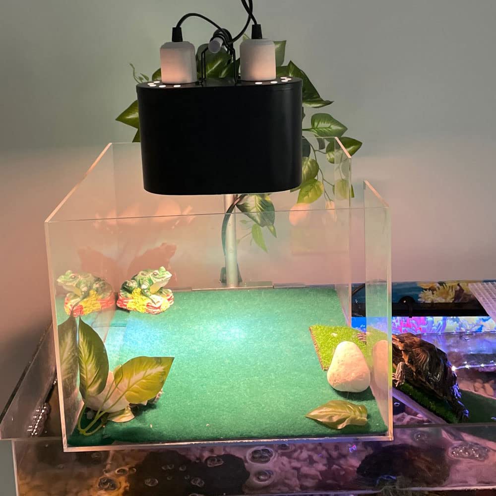 Reptile Light Fixture with Independent Switches I49389