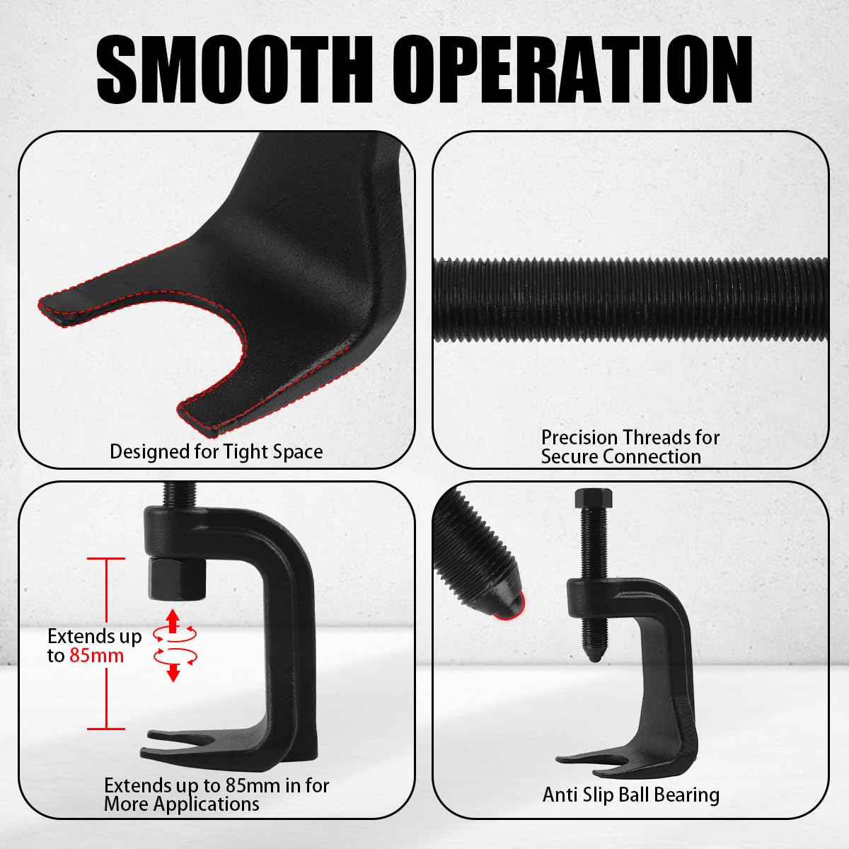 Ball Joint Separator Tool Extends Up to 2 3/8 Inches I2639