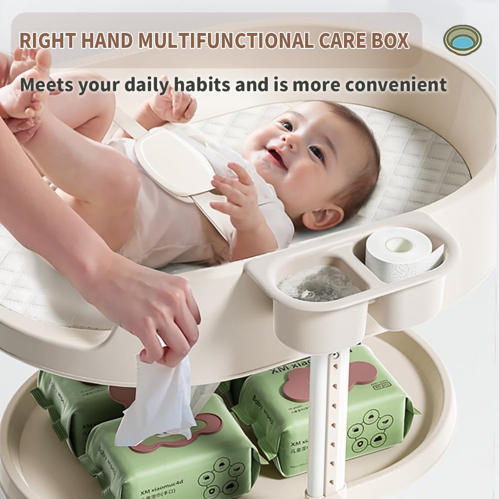 Portable Baby Diaper Changing Station with Storage Drawers G527711