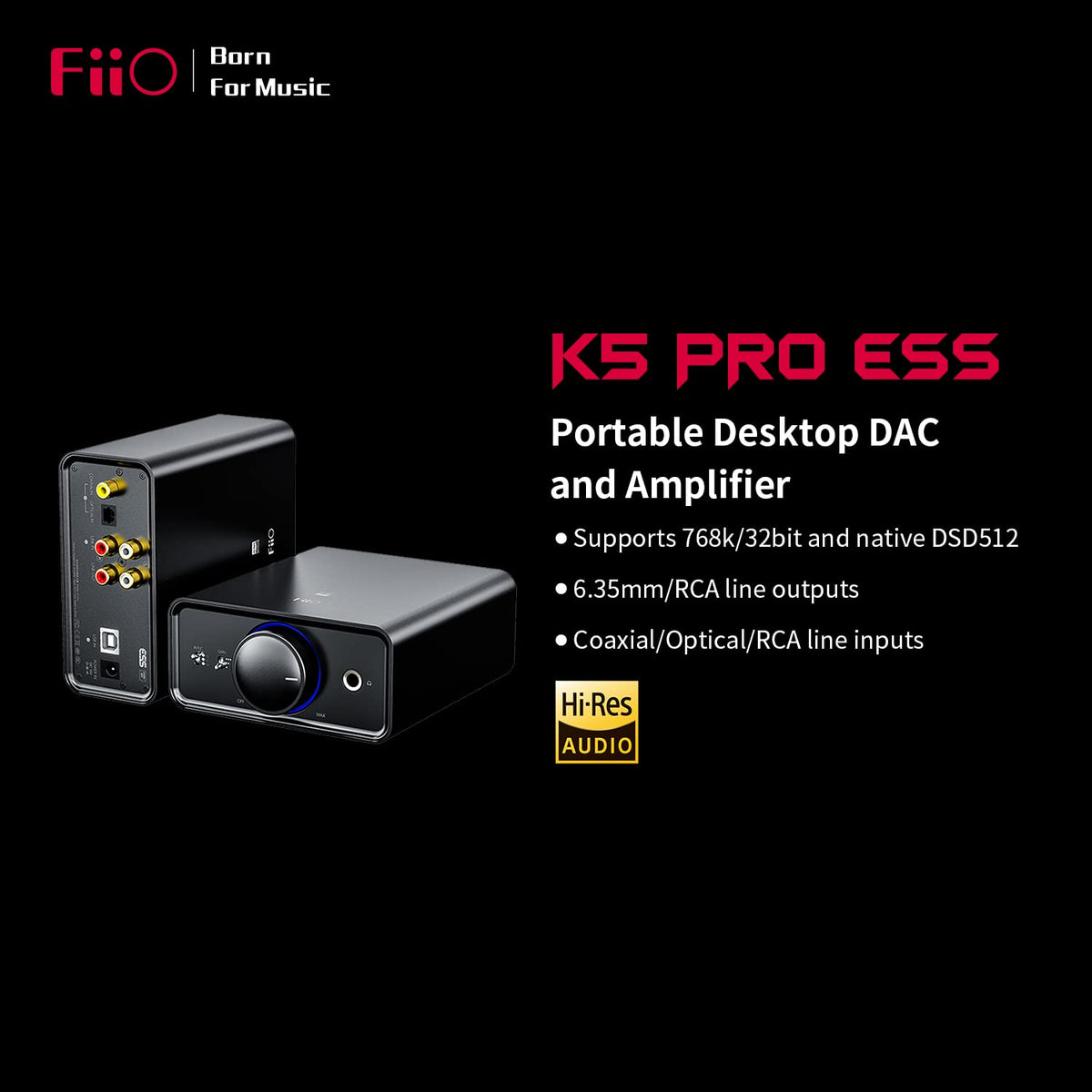 Portable Desktop Stereo Headphone Amplifier DAC T596