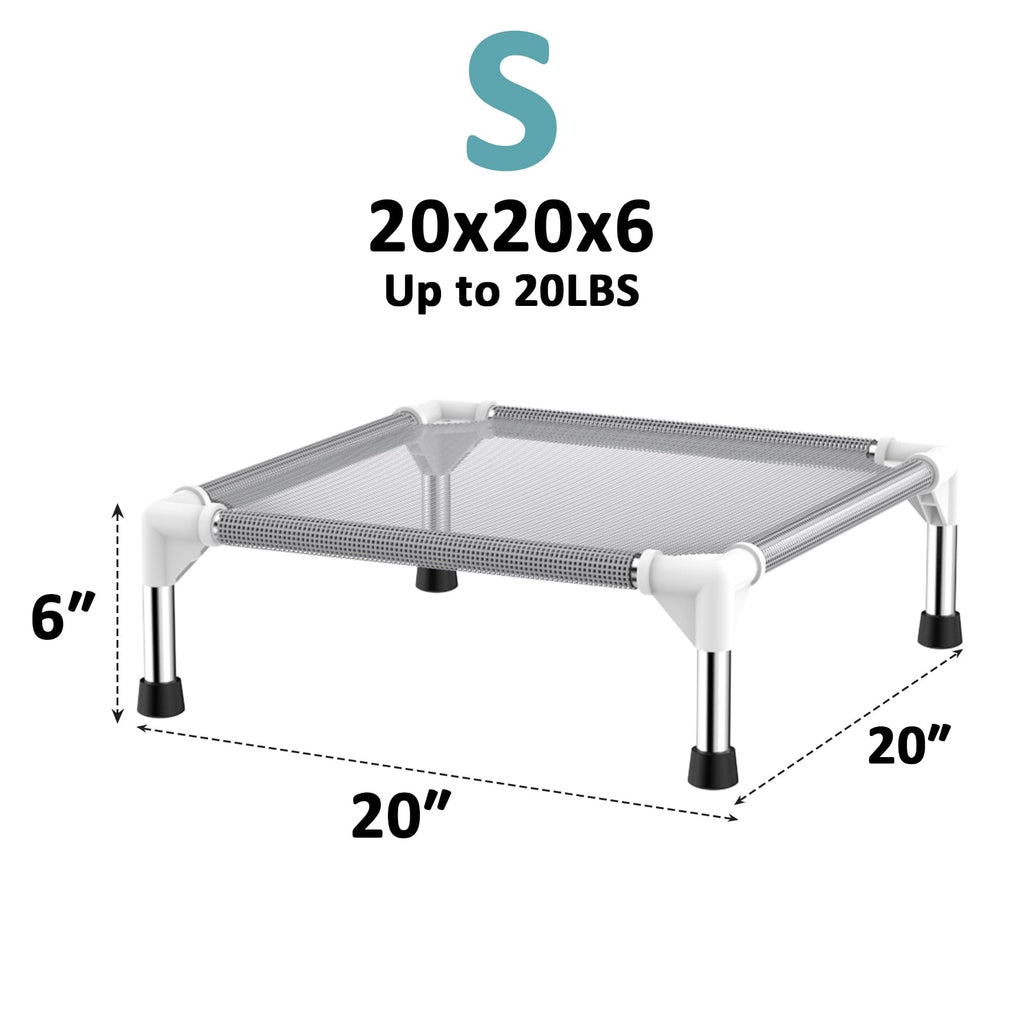 Lightweight Elevated Dog Bed with Cooling Fabric N846