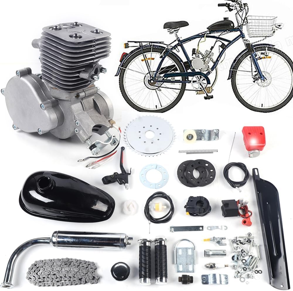 2-Stroke 100cc Bicycle Engine Kit with 44 Tooth Sprocket Z87217