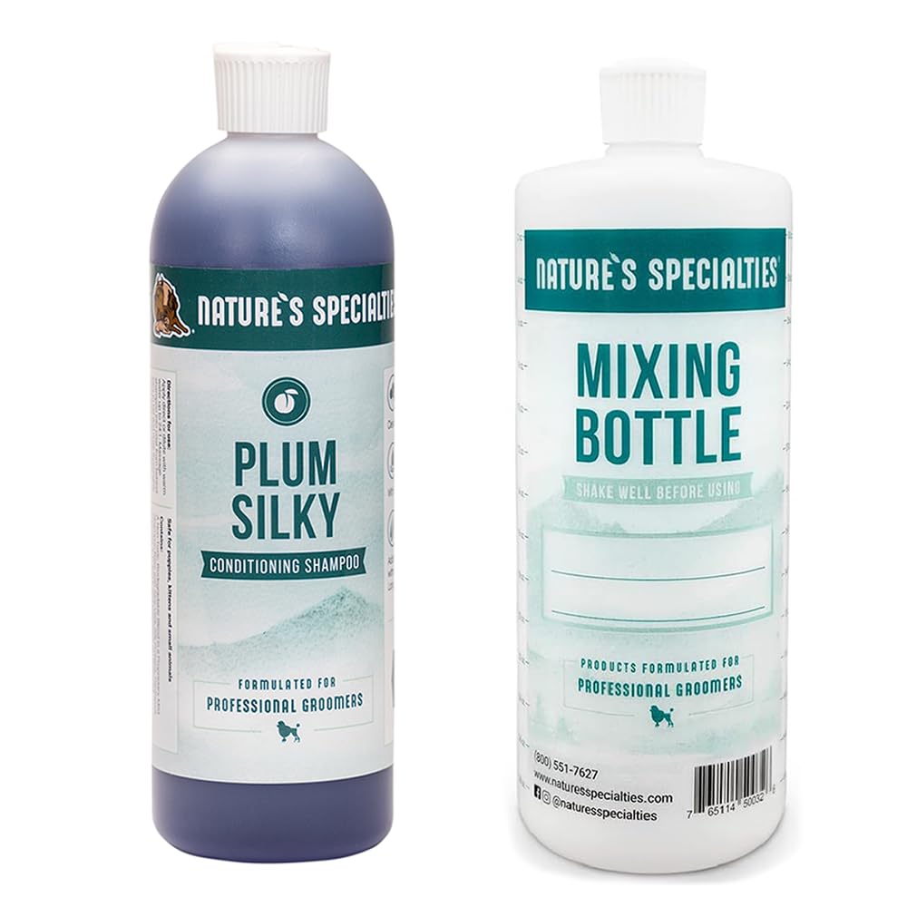 Mixing Bottle and Dog Shampoo Concentrate 32 oz 16 oz K918