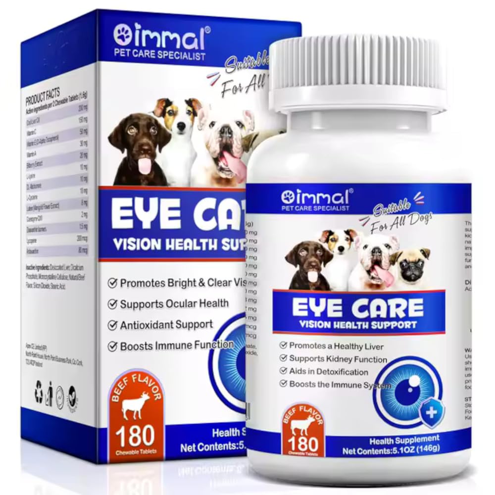 Omega 3 DHA Dog Eye Health Supplements, 180 Count I10938
