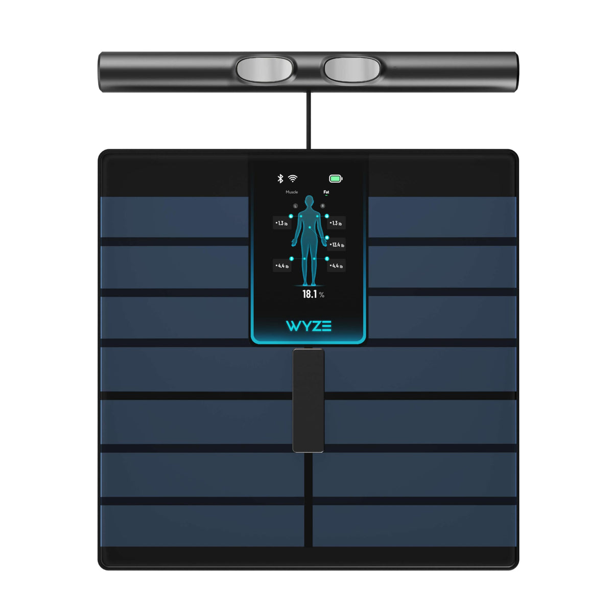 Wi-Fi & Bluetooth Body Composition Scale with Handle, 400 lbs, Black Y26580