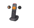 Black Cordless Phone System with Answering Machine P202