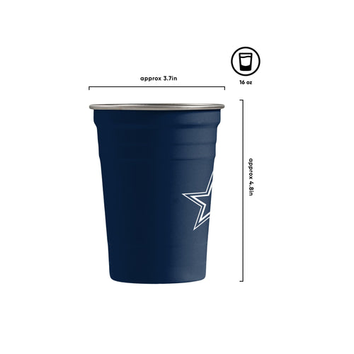 2 Pack Reusable Stainless Steel 16 oz Tumbler Cup N73074