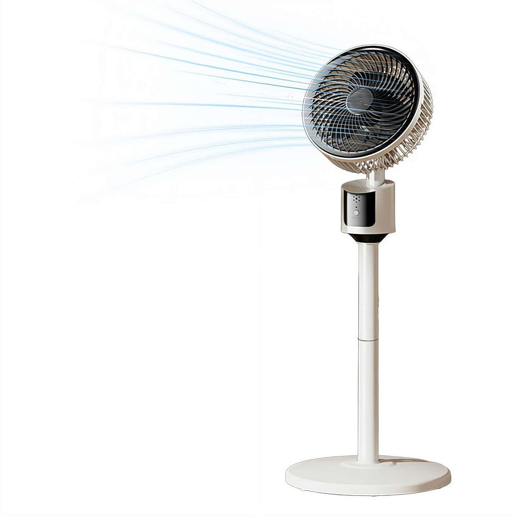 Standing Fan with Remote, 90° Oscillating, 3 Speeds, Adjustable Height Q68210