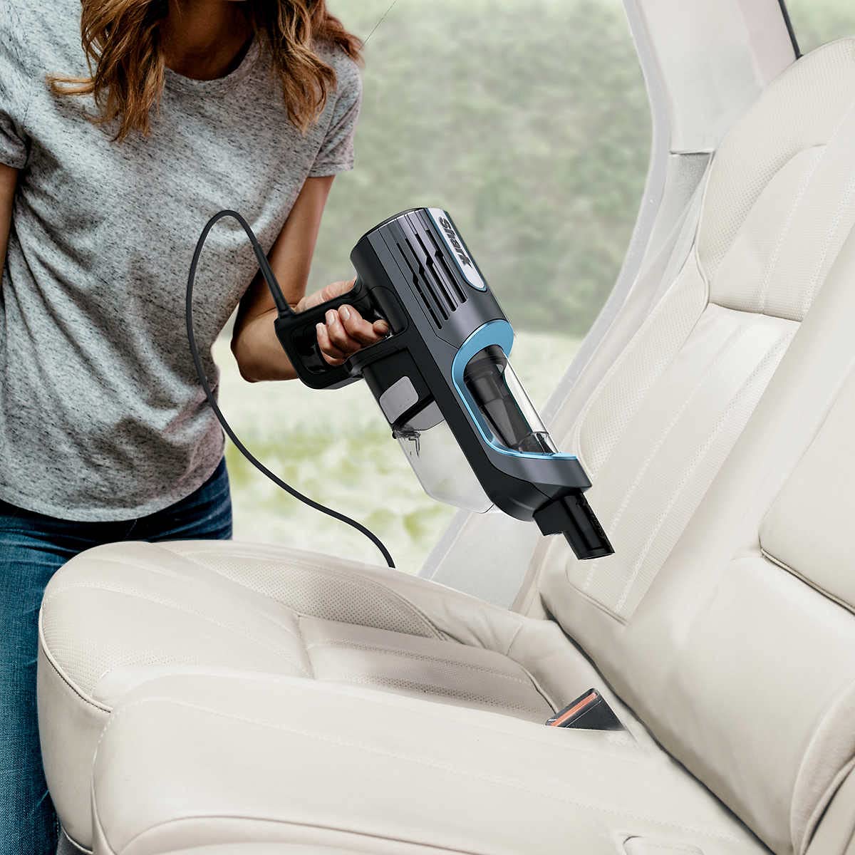 Corded Stick Vacuum with Self-Cleaning Brushroll D74050