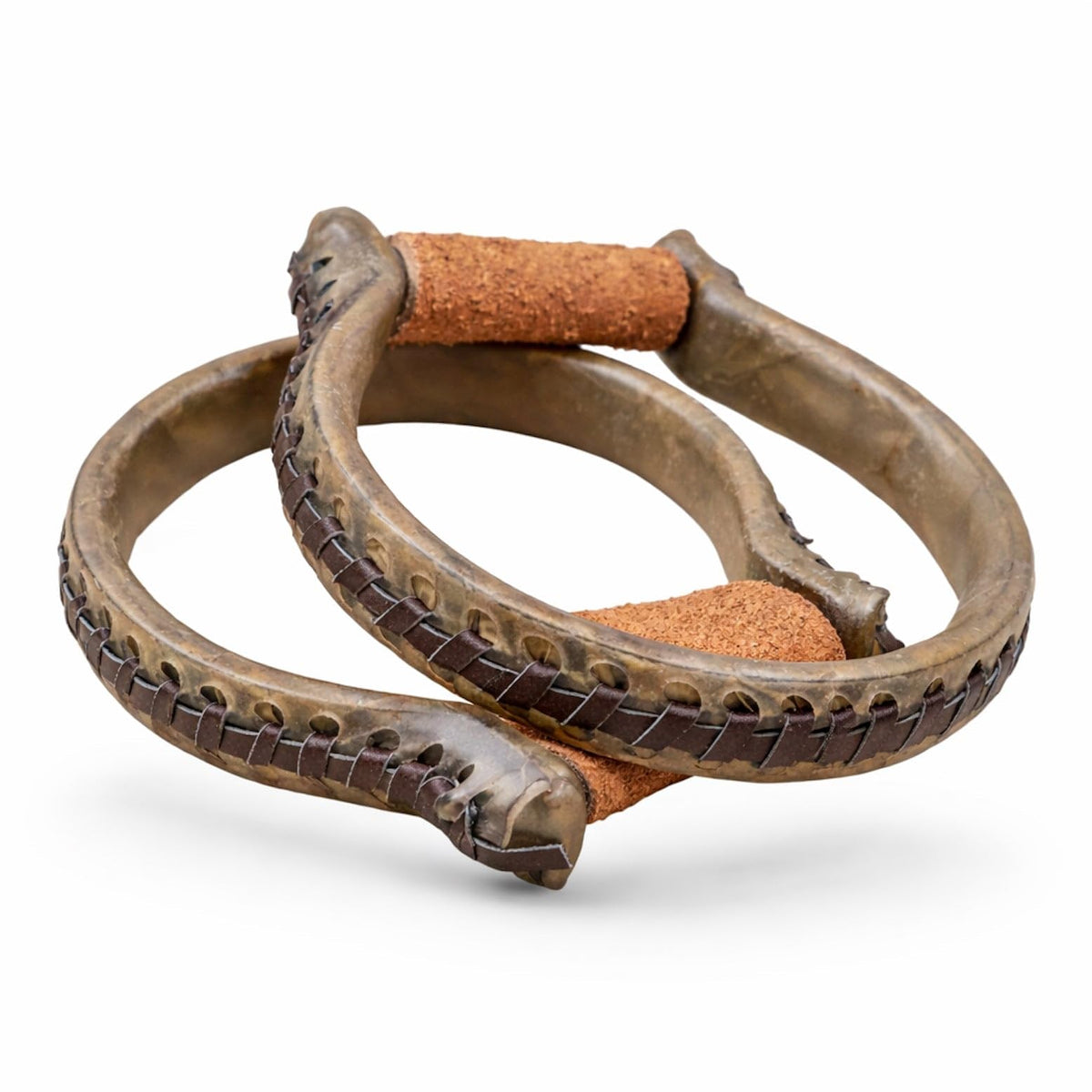 Oxbow Round Metal Western Stirrups R438693