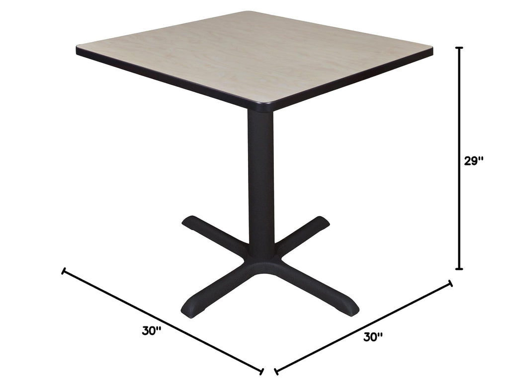 30" Square Breakroom Table Maple N6989