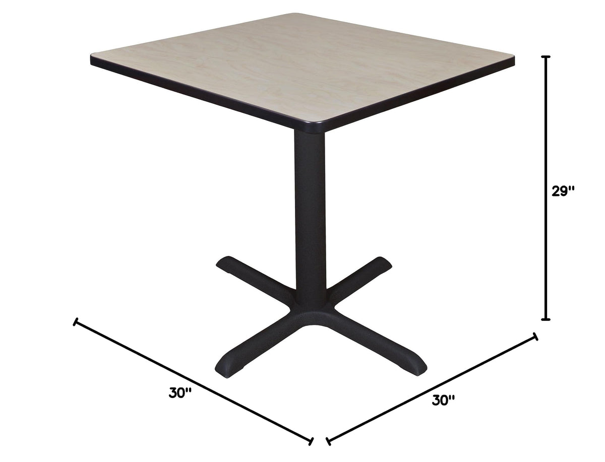 30" Square Breakroom Table Maple N6989