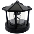 Solar Lighthouse with Rotating Beacon, LED Rotating Lighthouse Lamp, 5.7 x 5.7 x 6.9 in N319607