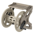 Hard Plastic Wall Mounted Retractable Garden Hose Reel with 200 Feet Hose Capacity A57330