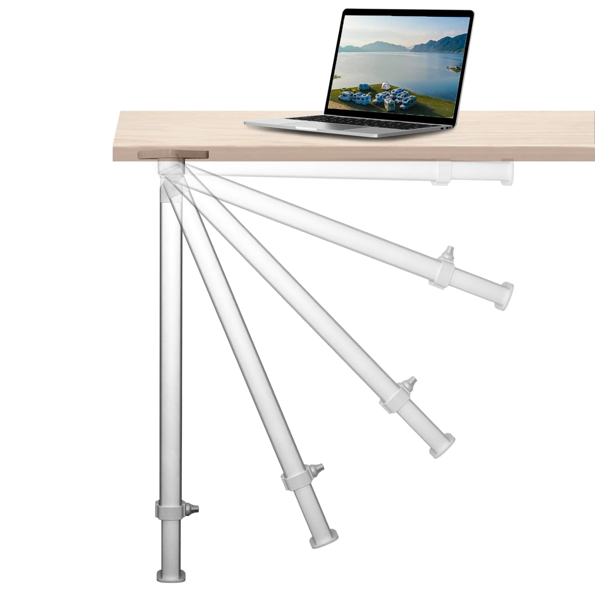 Adjustable Aluminum Alloy Folding Telescoping RV Table Legs P6086