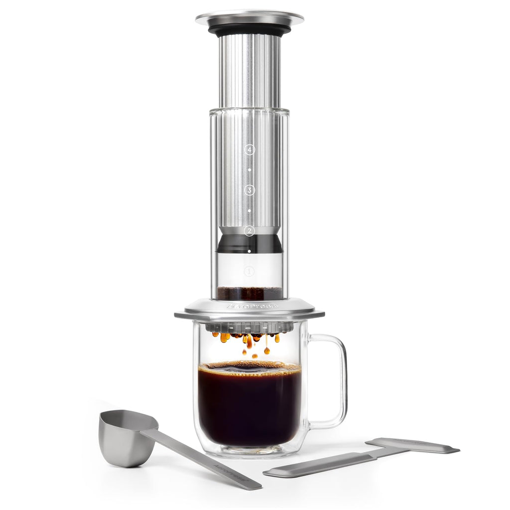 Premium Glass Stainless Steel Coffee Press T795