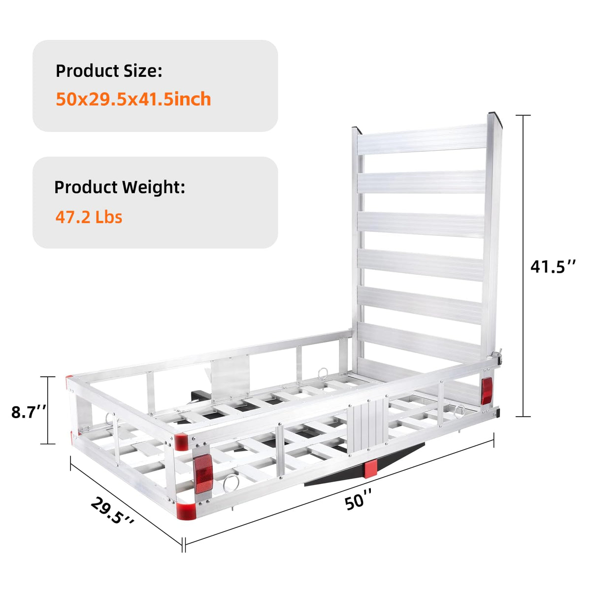 Hitch Cargo Carrier with Ramp U979793