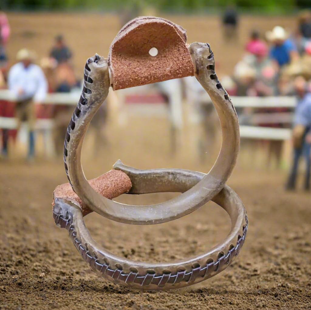 Oxbow Round Metal Western Stirrups R438693