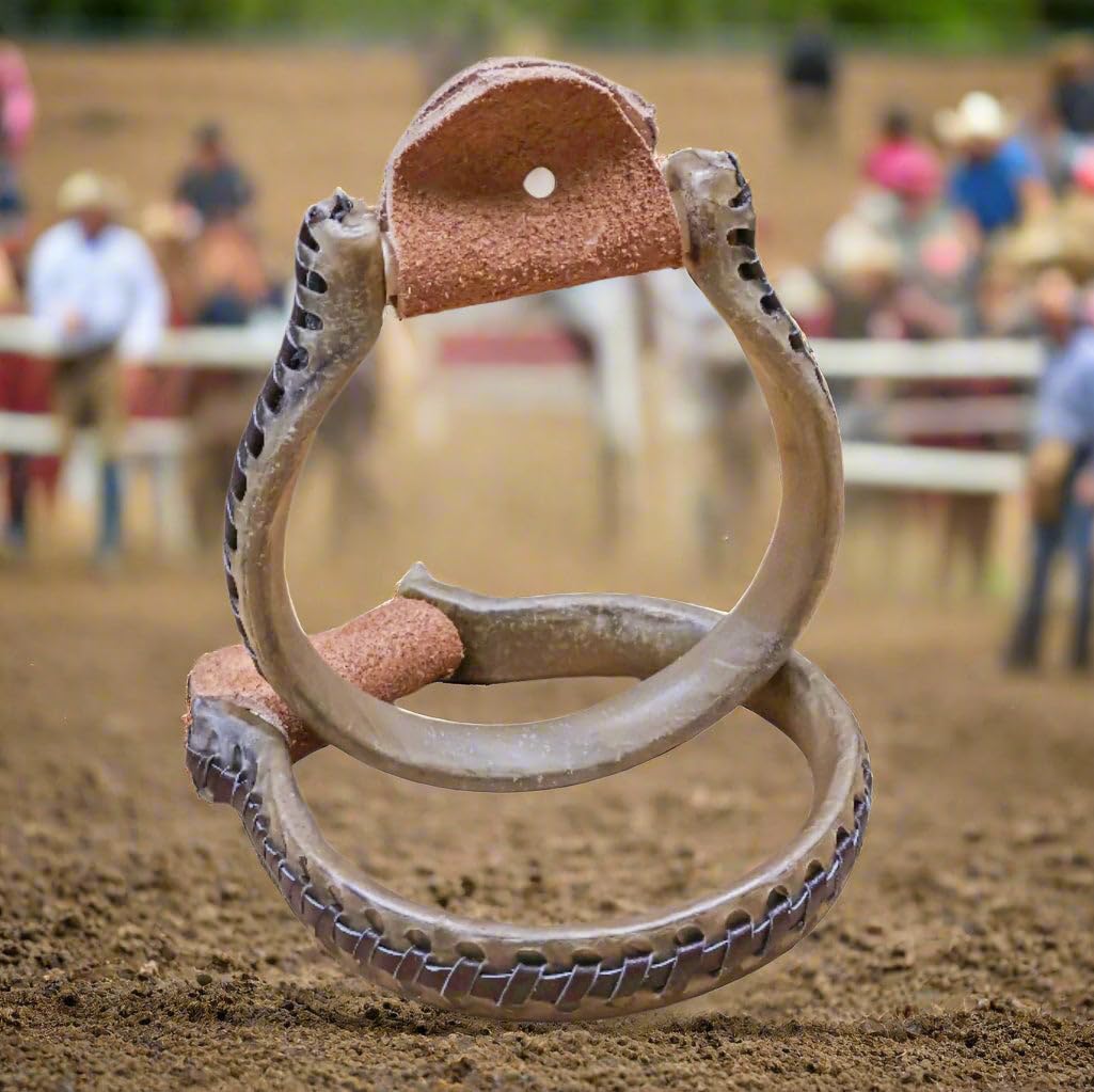 Oxbow Round Metal Western Stirrups R438693