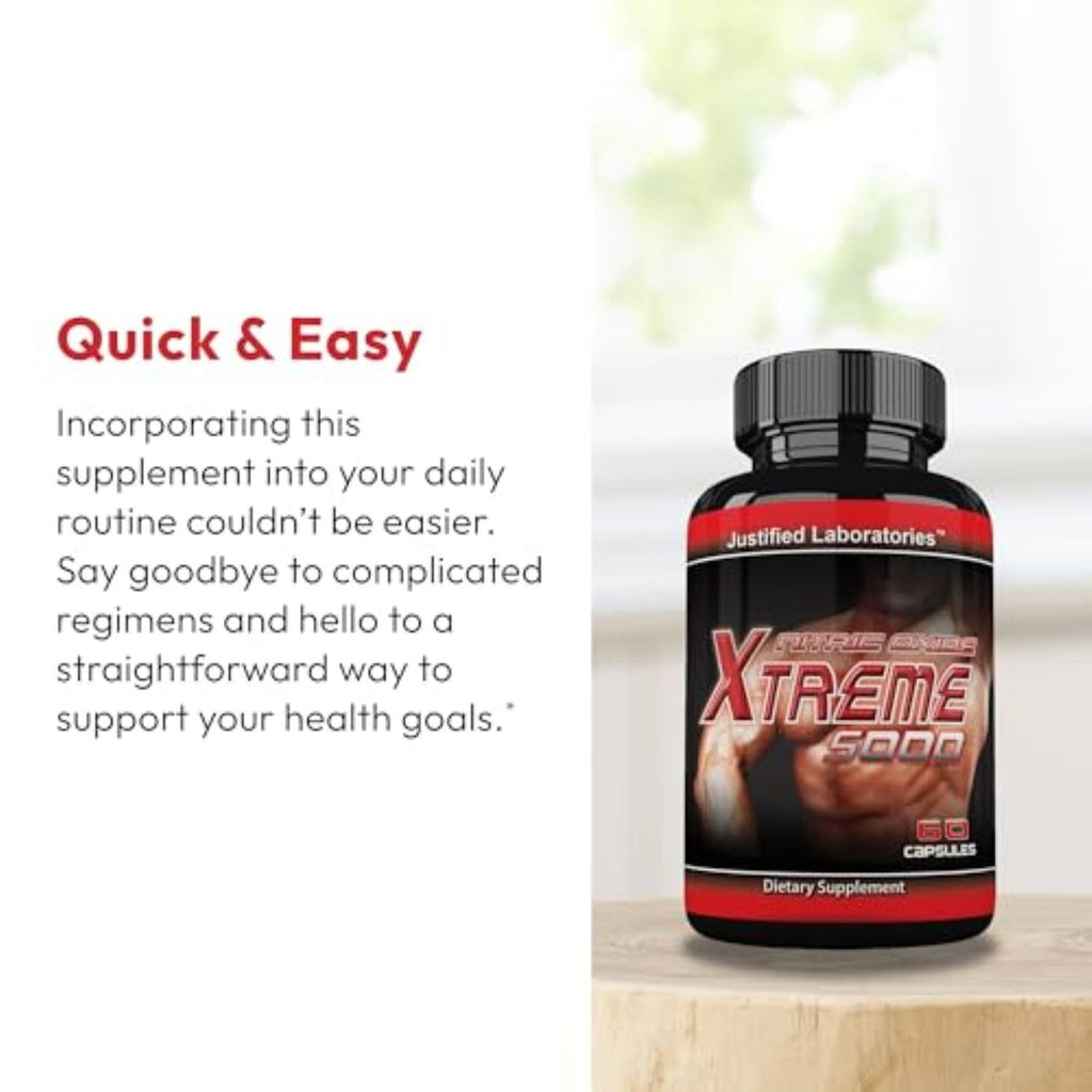 L-Arginine Men's Health Supplement 60 Capsules Pack of 3 W9023