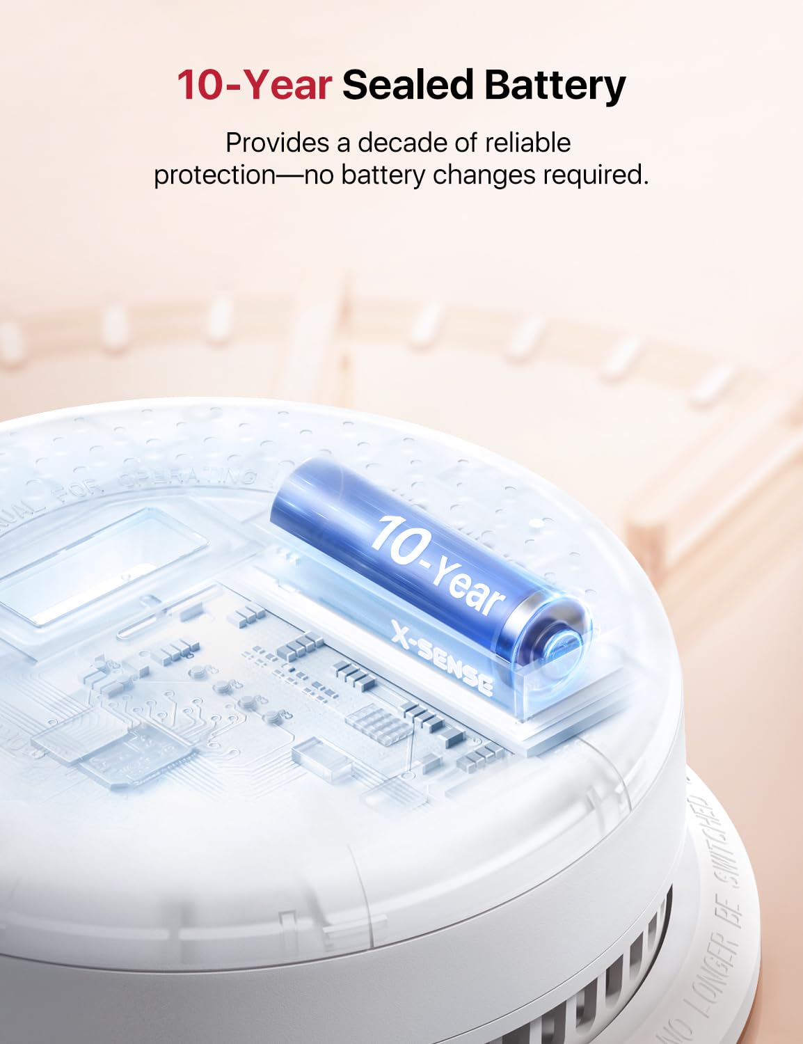 Wireless Interconnected Combination Smoke & CO Alarm 3-Pack H191