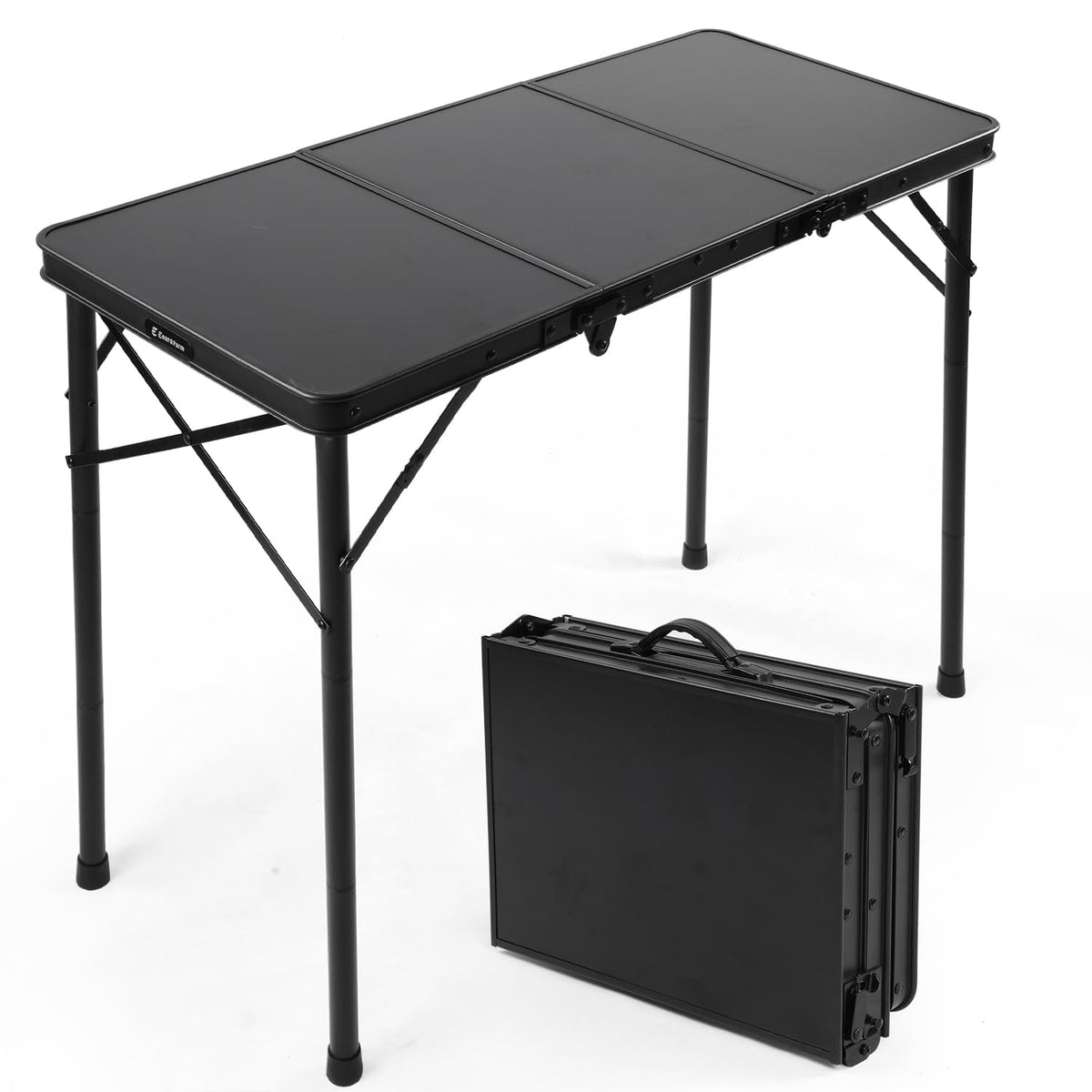 Small Folding Camping Table Black M72602