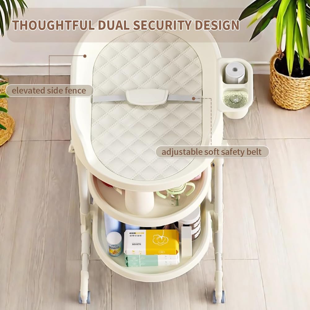 Portable Baby Diaper Changing Station with Storage Drawers G527711