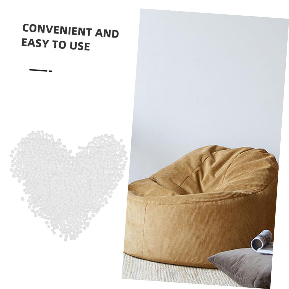 Bean Bag Stuffing Foam 1 Bag White N9108