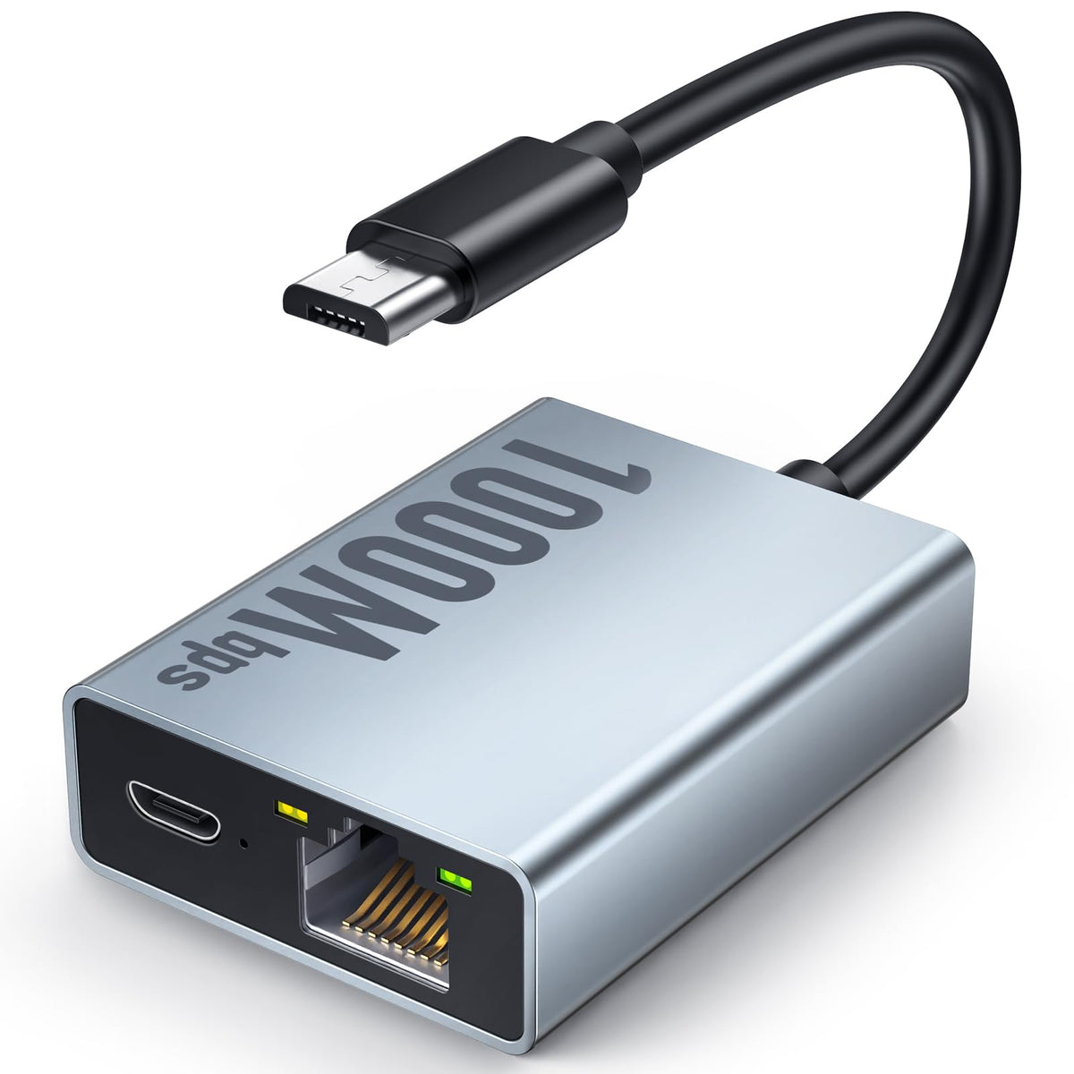 1000 Mbps Micro USB to RJ45 Ethernet Adapter C43763