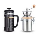 34 oz French Press and Manual Coffee Grinder with Canister P241