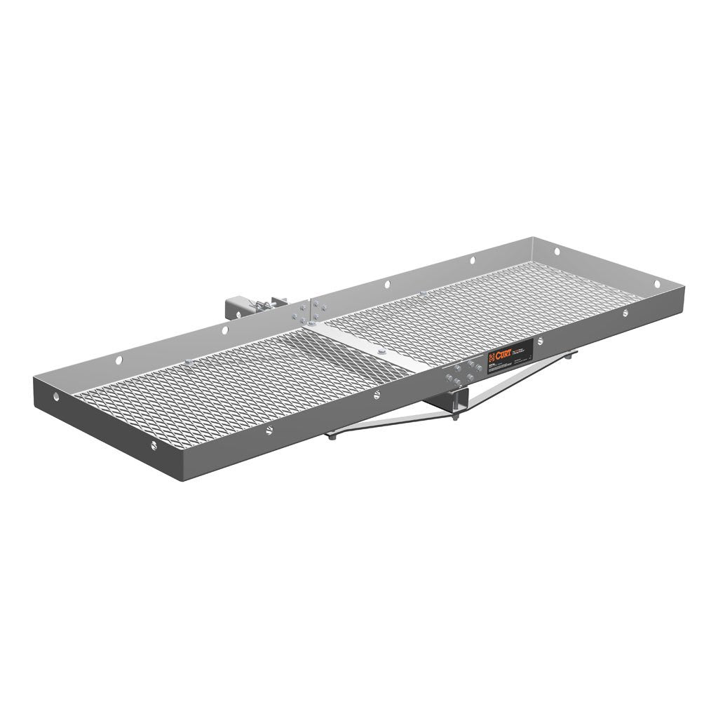 Tray-Style Trailer Hitch Cargo Carrier, 500 lbs. Capacity, 60-Inch x 19-Inch V3957