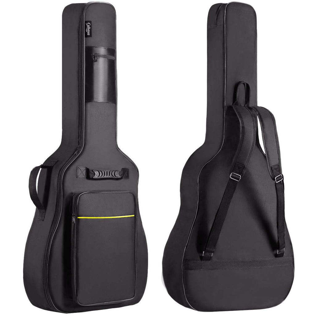 41 In 0.35 In Thick Padding Soft Guitar Bag Black B950