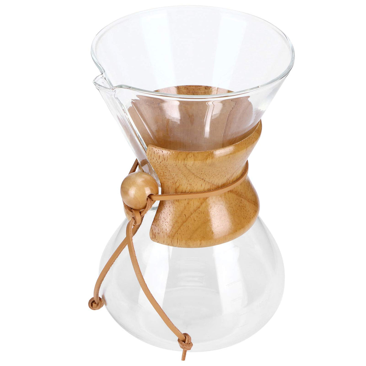 Glass Coffee Maker with Stainless Steel Filter 600ml L412