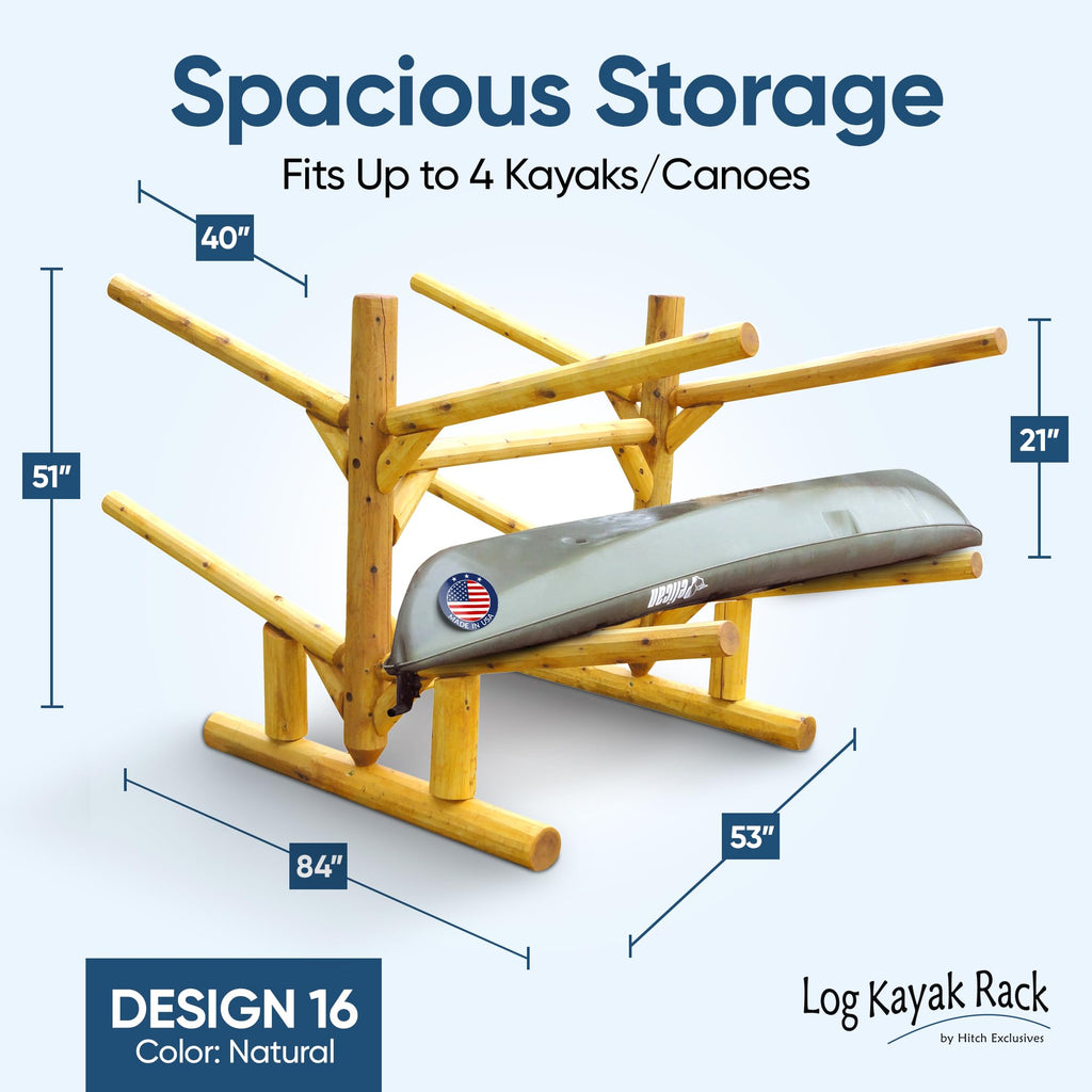 Freestanding Heavy Duty Canoe and SUP Storage Rack W6850