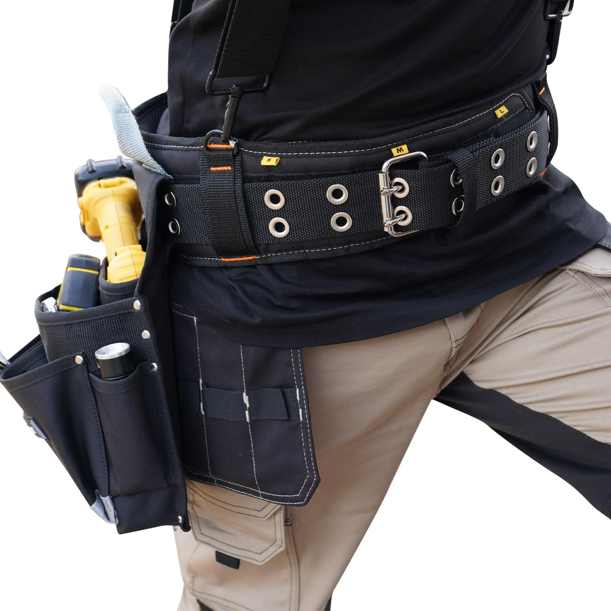 Heavy Duty Polyester Padded Tool Belt, Black U98758