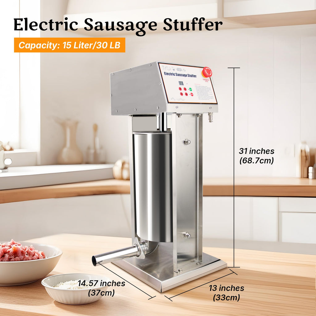 Stainless Steel Electric 15 Liter Sausage Stuffer F9604