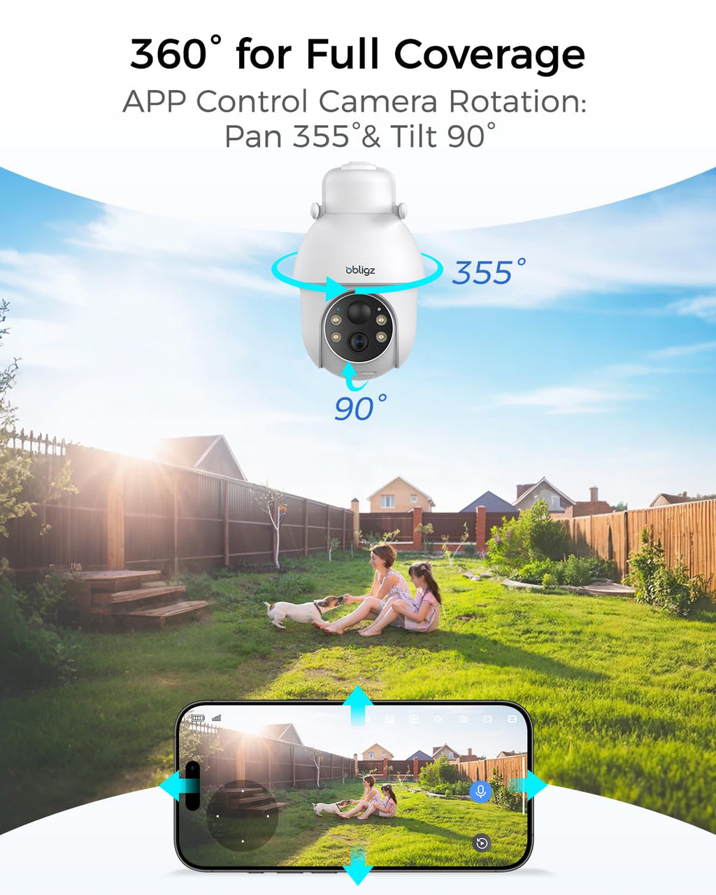 4MP Home Security Cameras with 64GB Local Storage B29965