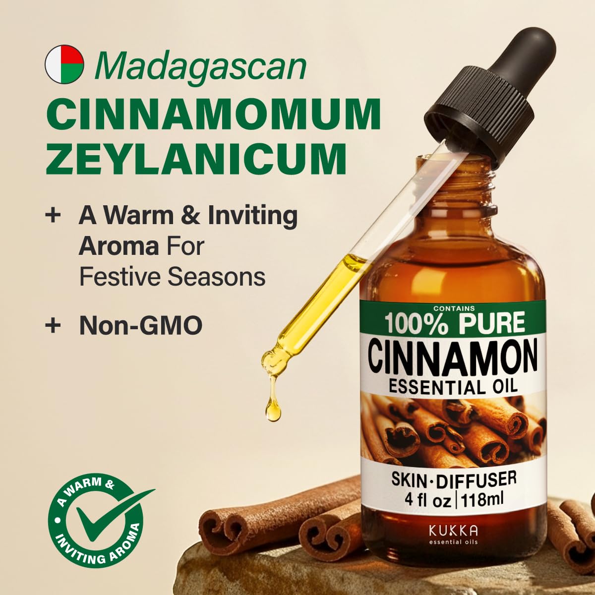 Cinnamon Bark & Lavender Essential Oil Set 2x4 fl oz O313145
