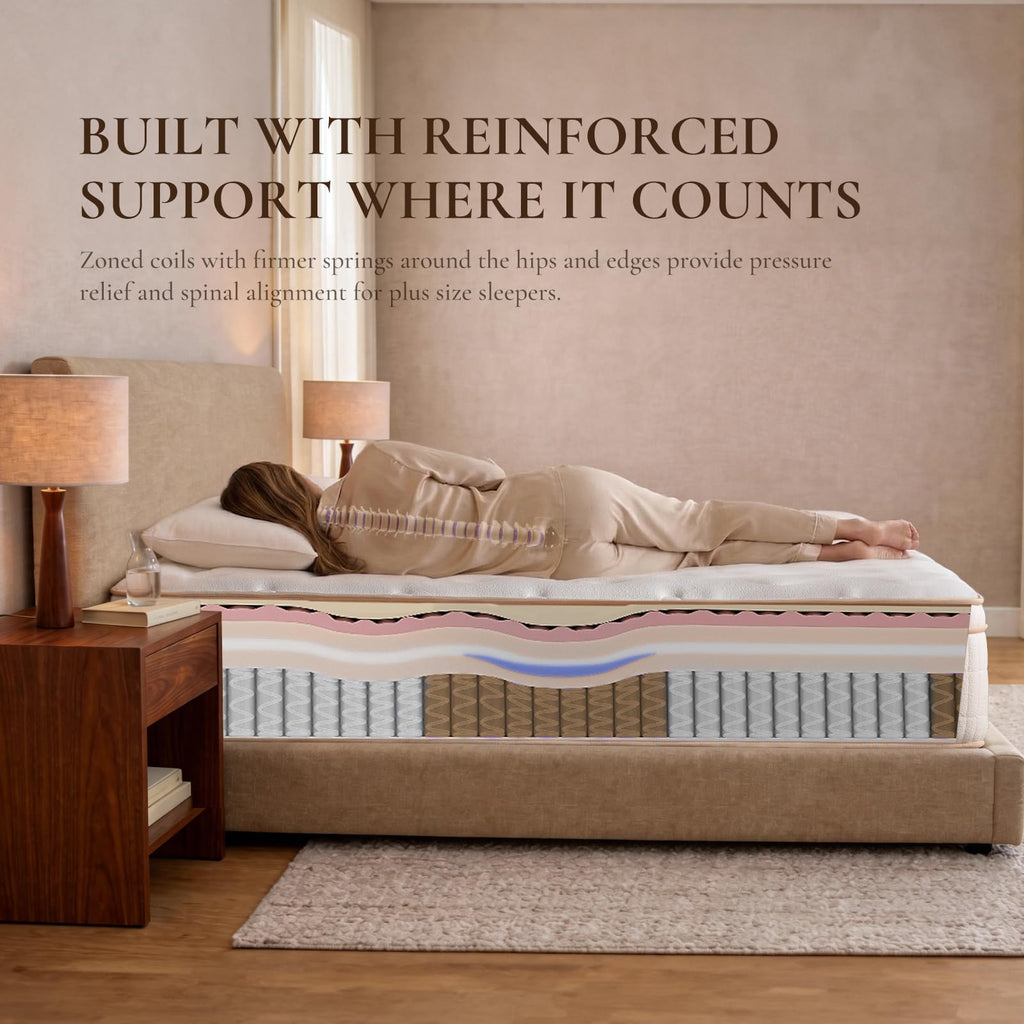 Full Size 12 Inch Medium Firm Hybrid Mattress G4994