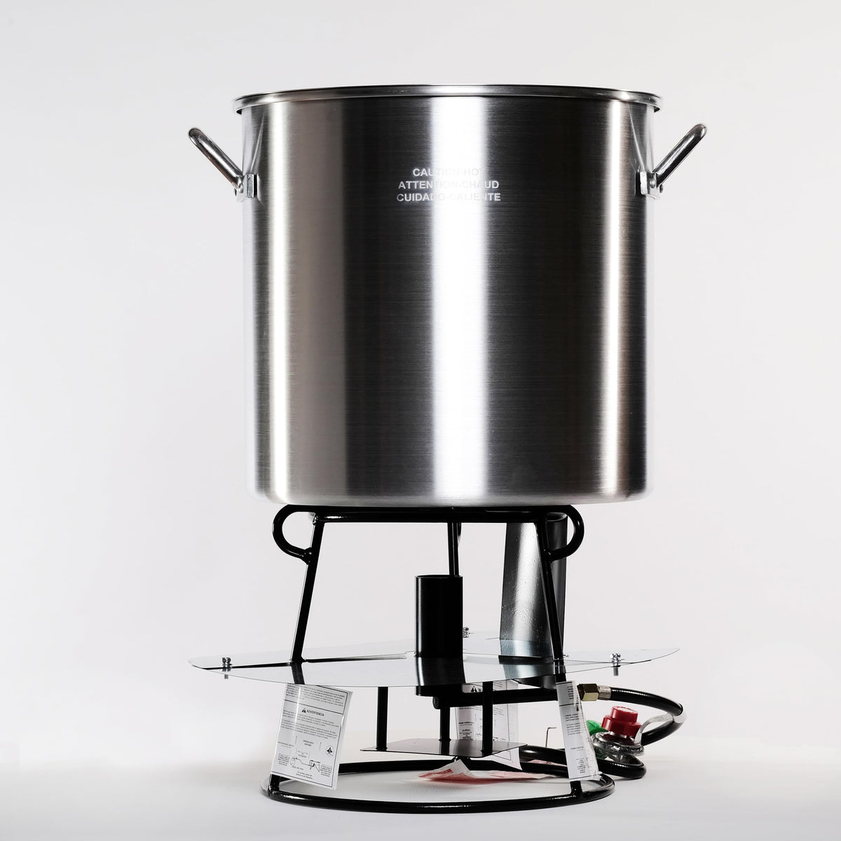 Portable Propane Outdoor Boiling Package with 60 Qt. Aluminum Pot, Basket, Lid and Jet Burner B206