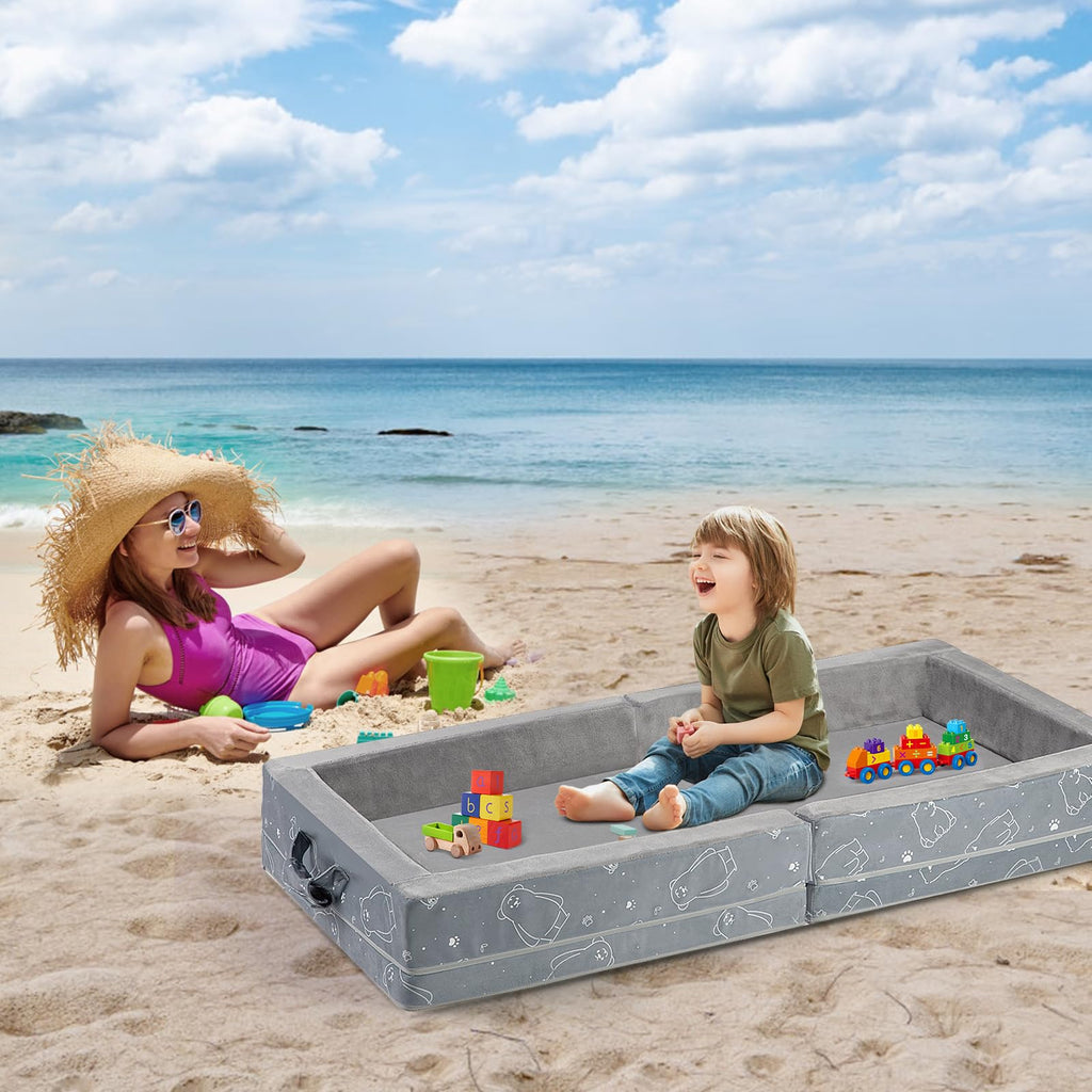 Portable Foldable Soft Foam Toddler Travel Bed A7079